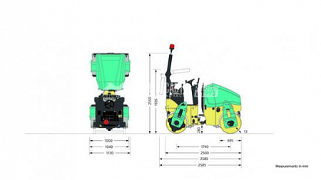 Каток двухвальцовый AMMANN ARX23-2