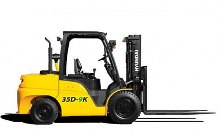 Дизельный вилочный погрузчик HYUNDAI 35D-9K